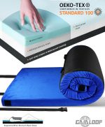 Thick Memory Foam Camping Pad Futon Mattress Full, Portable Floor Sleeping Mat Sleepover Guest Bed Roll Up Mattress for Indoor Outdoor Travel - Image 7